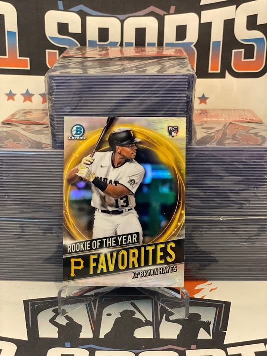 2021 Bowman Chrome (Rookie of the Year Favorites) Ke'Bryan Hayes Rookie #RRY-KH