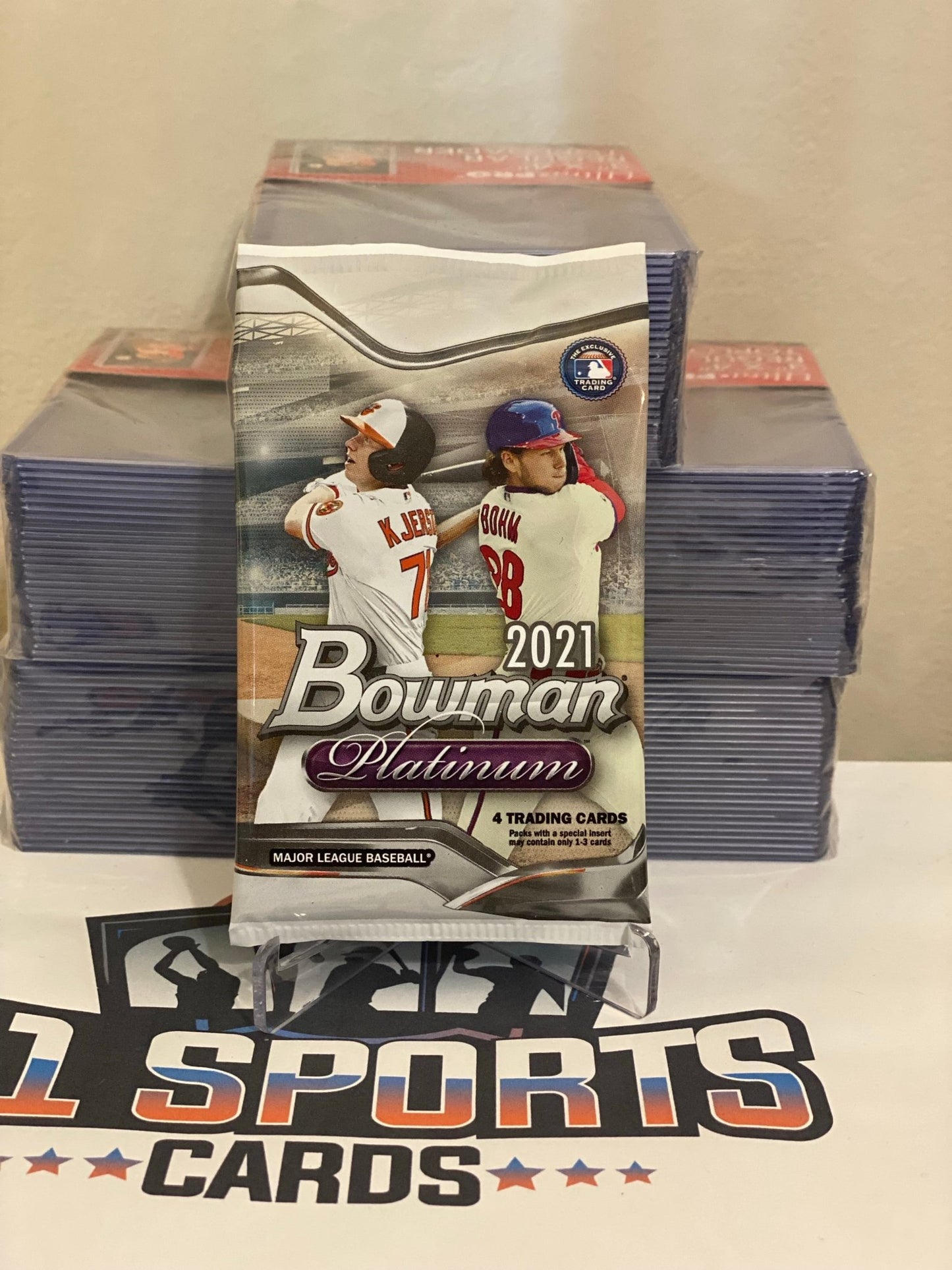 2021 Bowman Platinum MLB Baseball Retail Pack