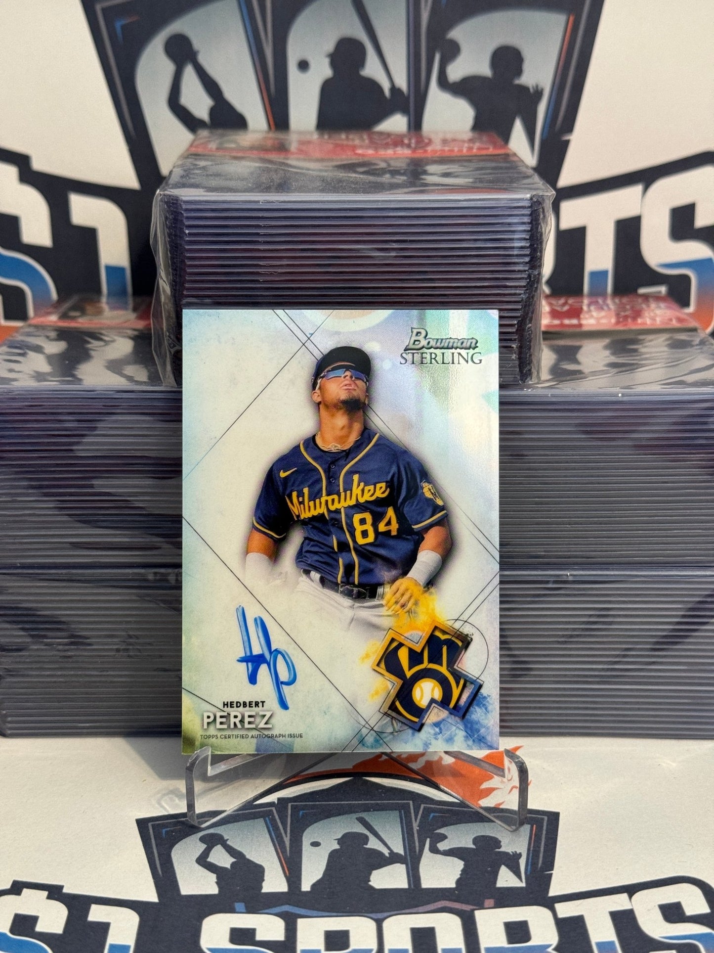 2021 Bowman Sterling (Prospect Auto) Hedbert Perez #BSPA-HP