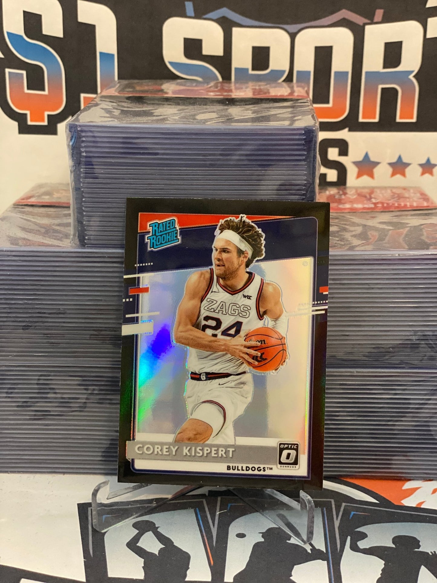 2021 Donruss Chronicles (Black, Optic Rated Rookie) Corey Kispert #208