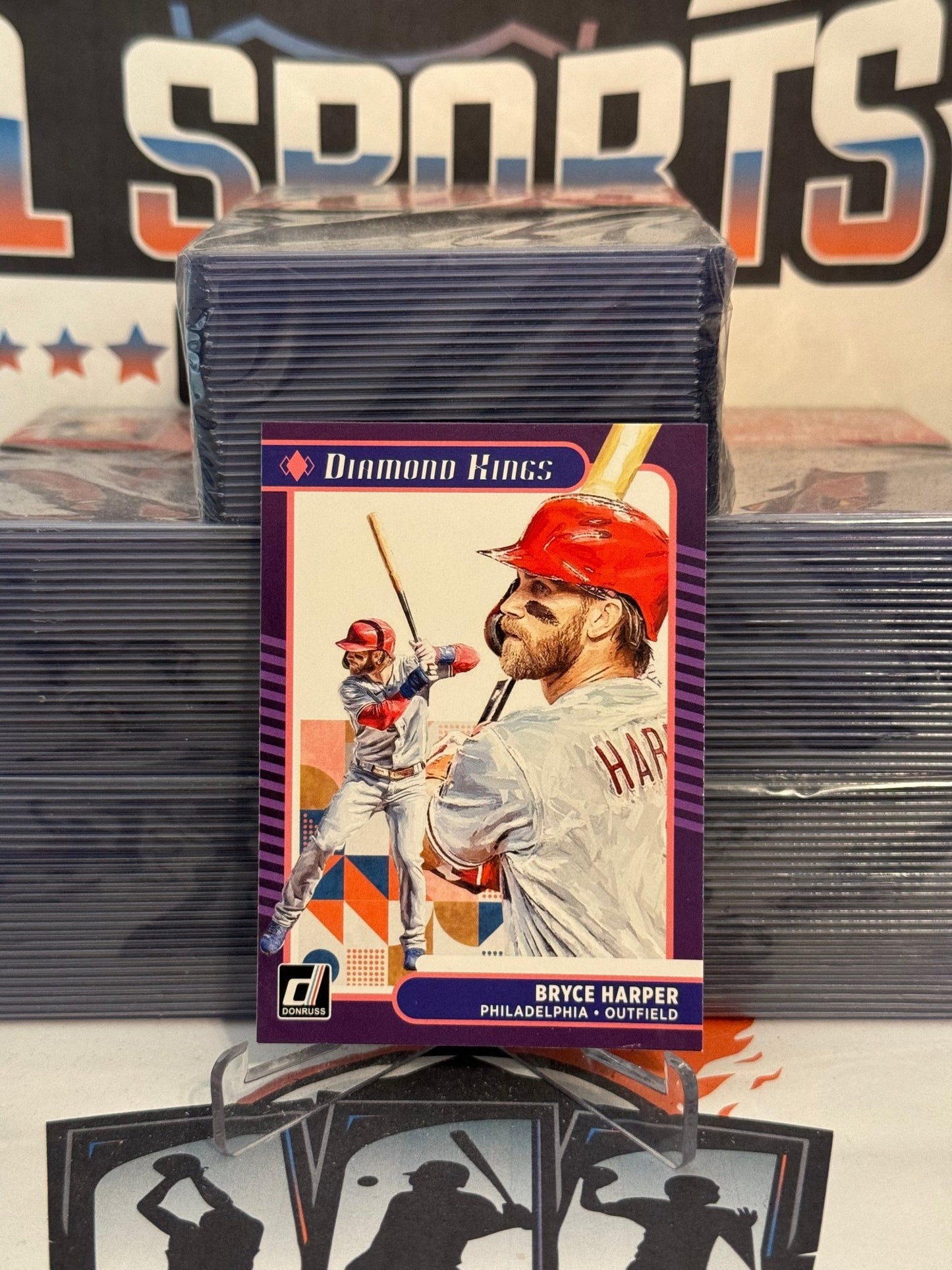 2021 Donruss (Diamond Kings) Bryce Harper #18