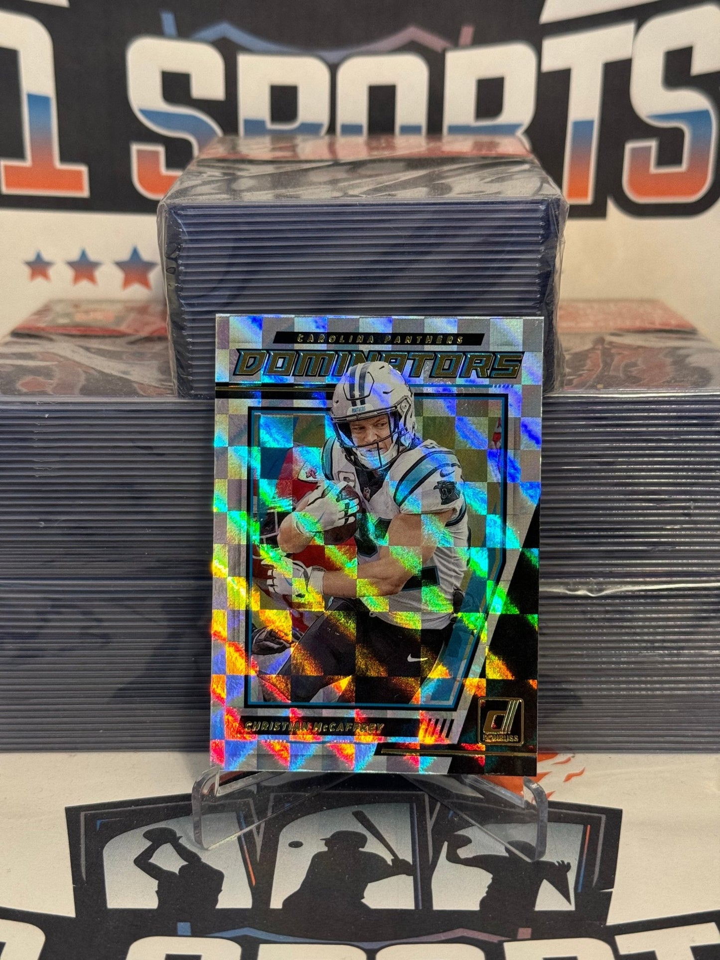 2021 Donruss (Dominators) Christian McCaffrey #D5