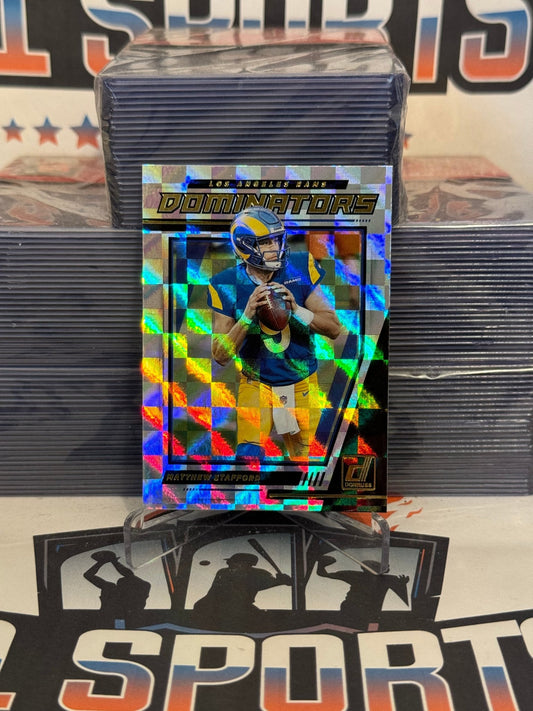 2021 Donruss (Dominators) Matthew Stafford #D17