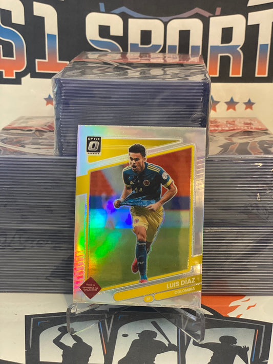 2021 Donruss FIFA World Cup (Holo Prizm, Optic) Luis Diaz #36