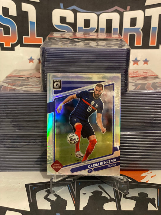 2021 Donruss FIFA World Cup (Optic, Holo Prizm) Karim Benzema #64