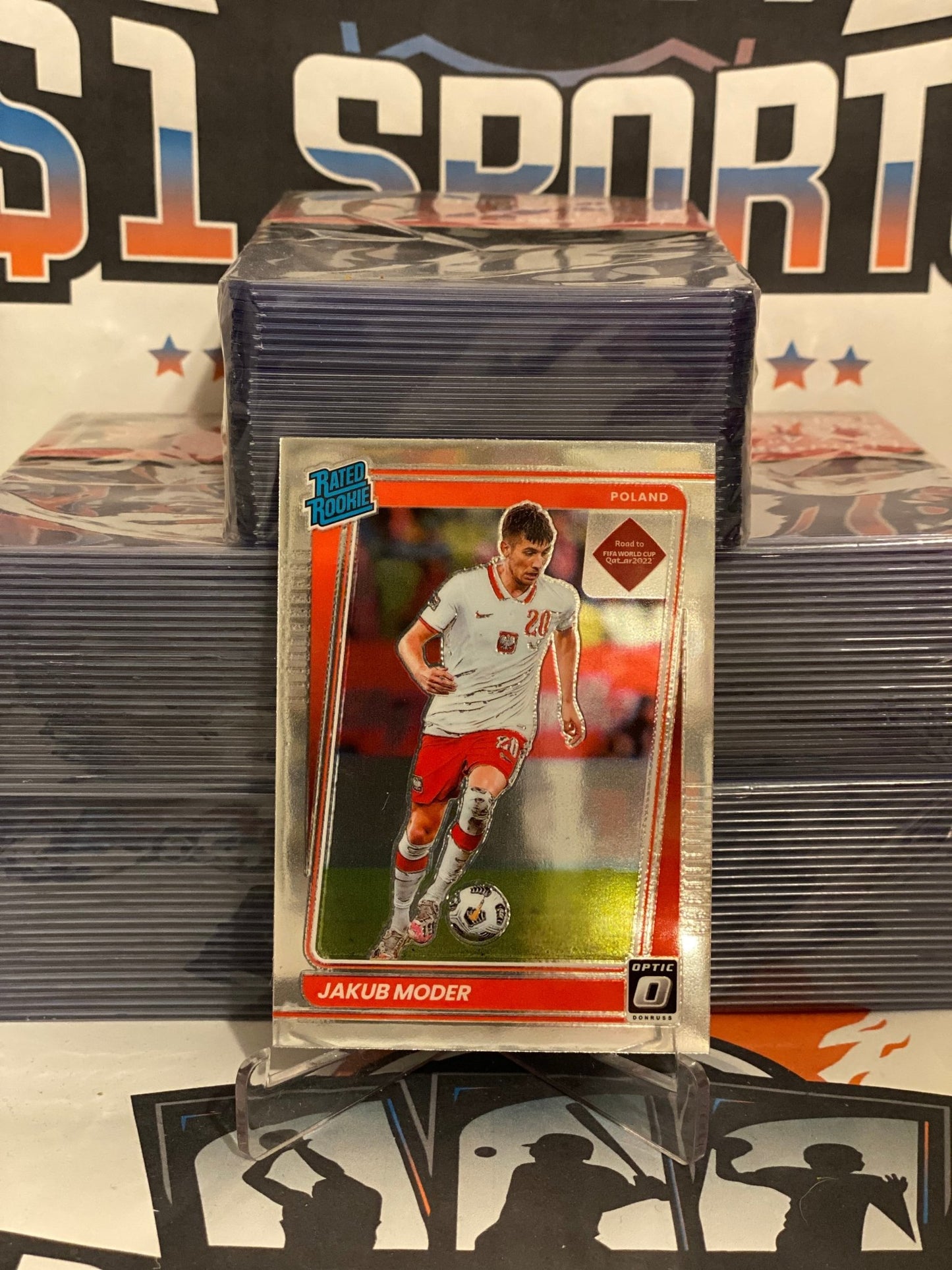 2021 Donruss FIFA World Cup (Optic, Rated Rookie) Jakub Moder #179