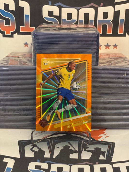 2021 Donruss FIFA World Cup (Orange Laser Prizm) Richarlison #20