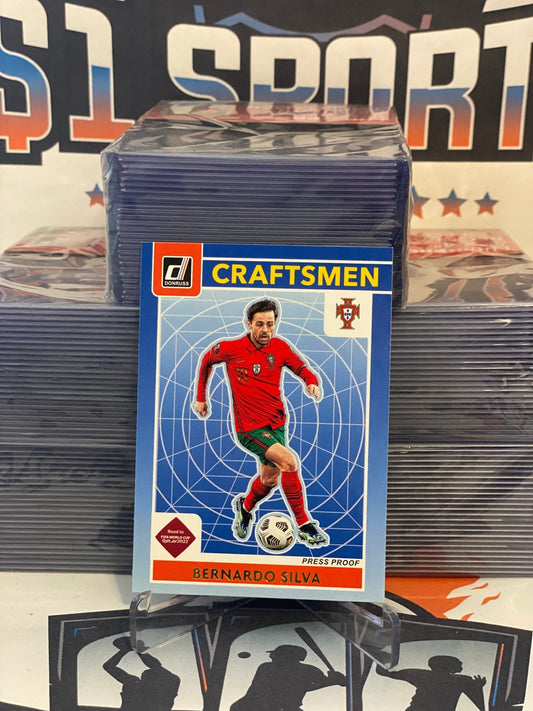2021 Donruss FIFA World Cup (Press Proof, Craftsmen) Bernardo Silva #20