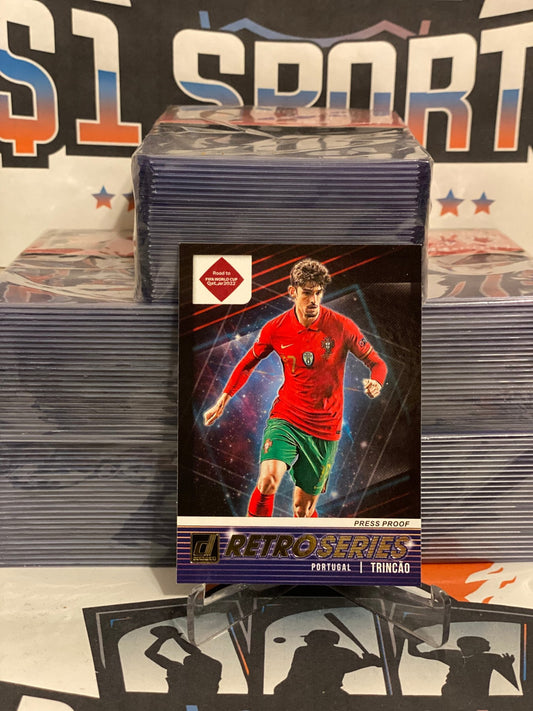2021 Donruss FIFA World Cup (Press Proof, Retro Series) Trincao #6