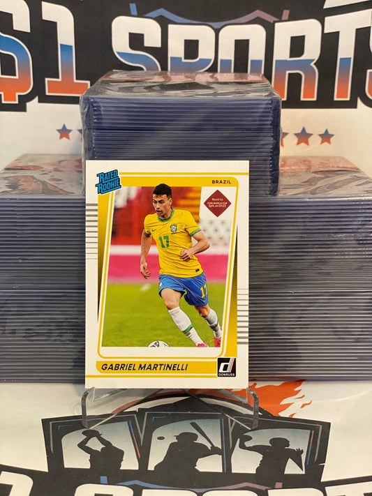 2021 Donruss FIFA World Cup (Rated Rookie) Gabriel Martinelli #182