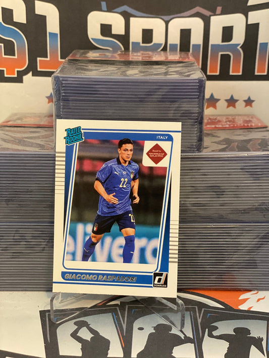 2021 Donruss FIFA World Cup (Rated Rookie) Giacomo Raspadori #187