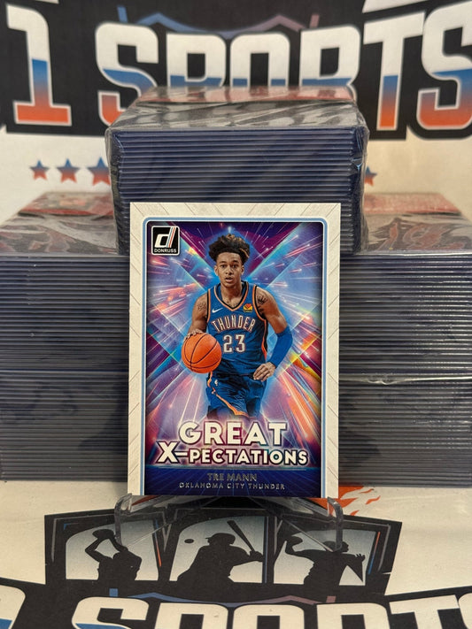 2021 Donruss (Great X-Pectations) Tre Mann Rookie #5