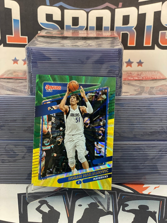 2021 Donruss (Green Yellow Laser) Boban Marjonovic #70