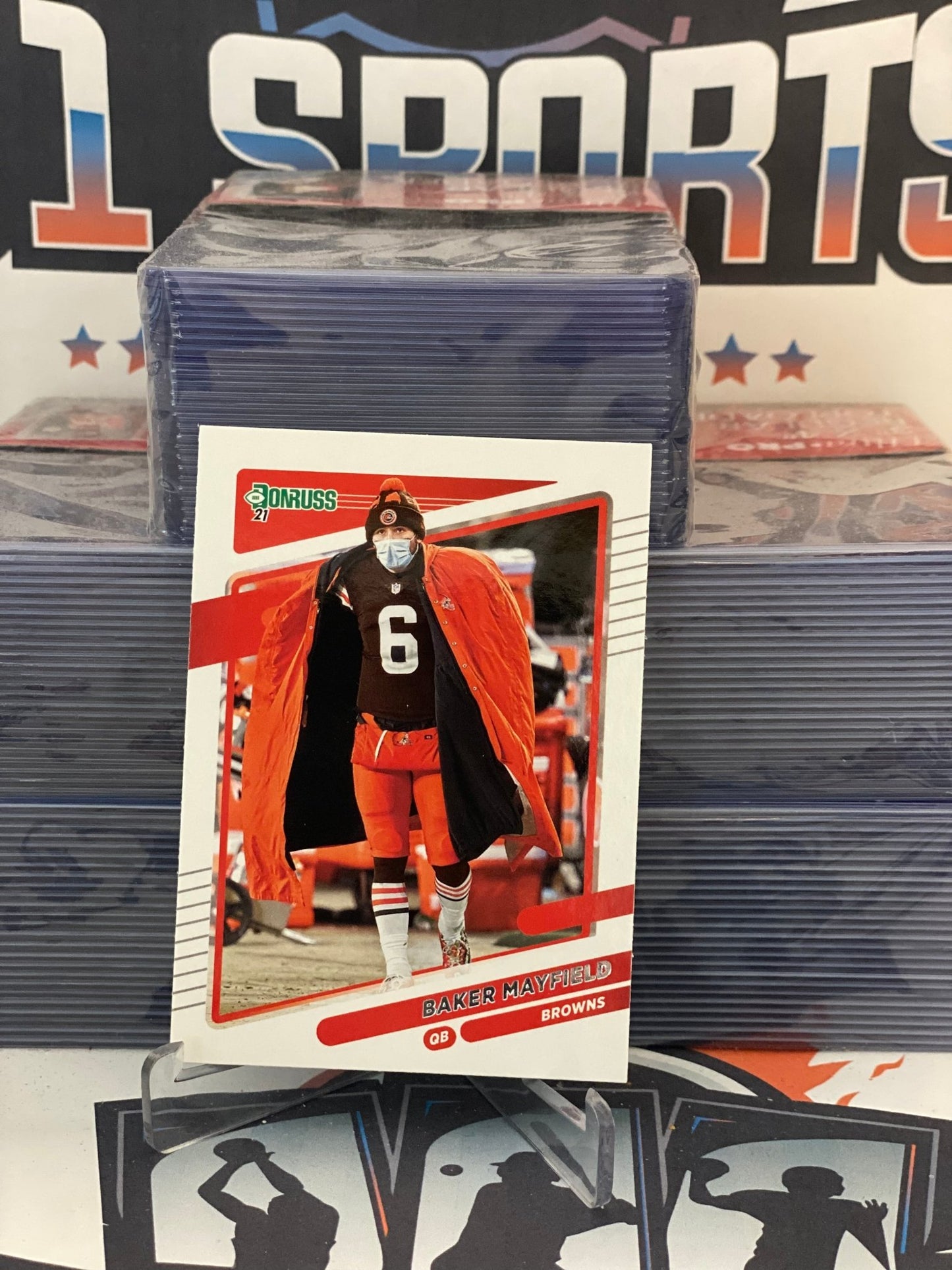 2021 Donruss (Helmetless Variation) Baker Mayfield #195