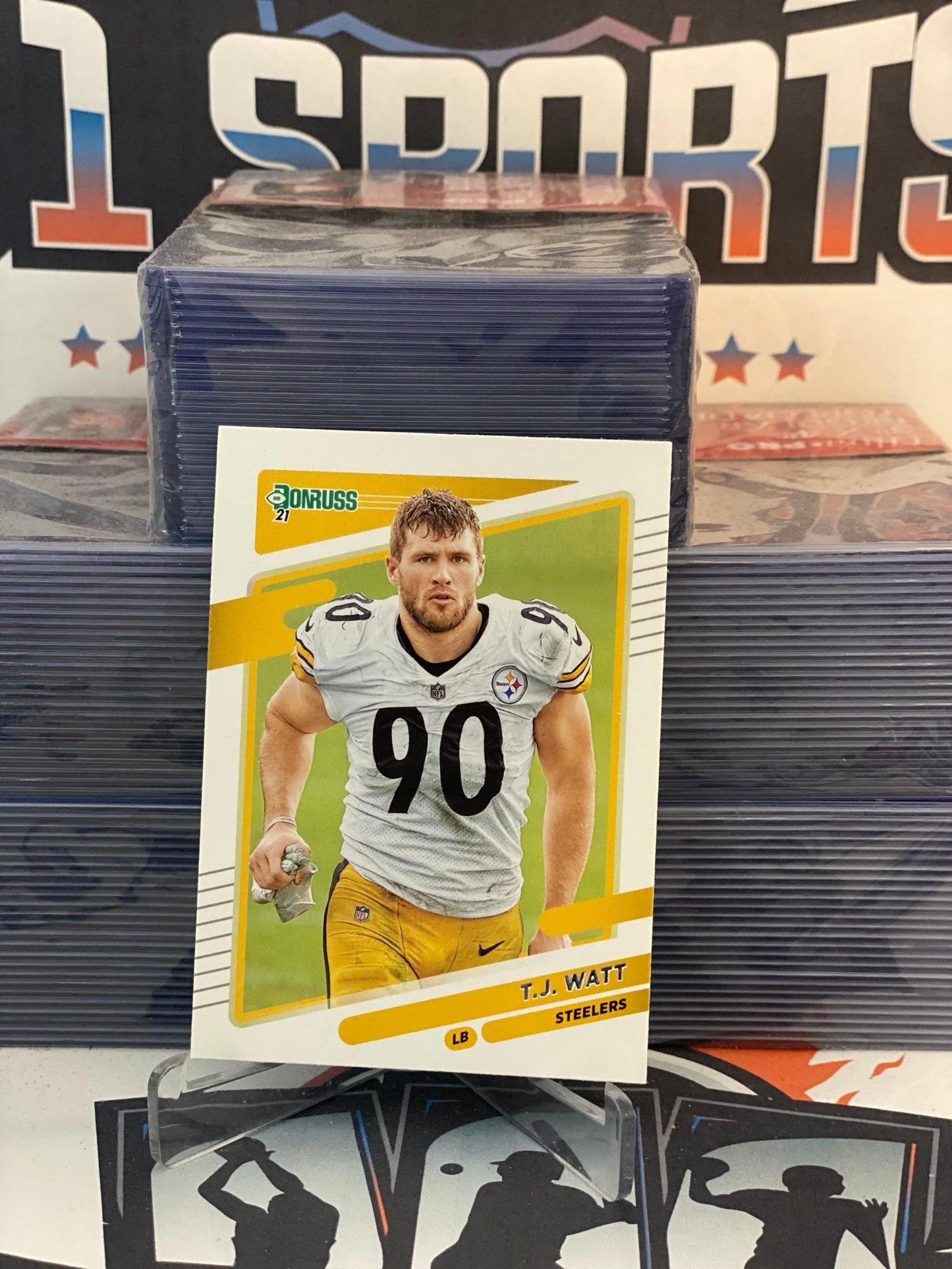 2021 Donruss (Helmetless Variation) T.J. Watt #22