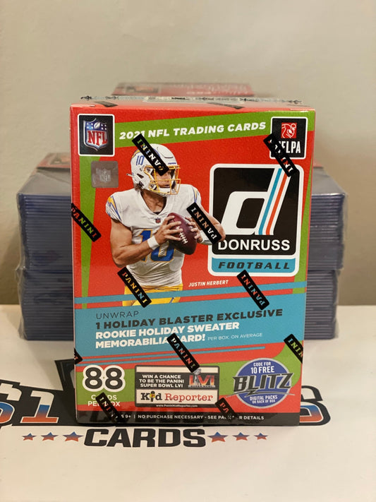 2021 Donruss NFL Football Holiday Blaster Box
