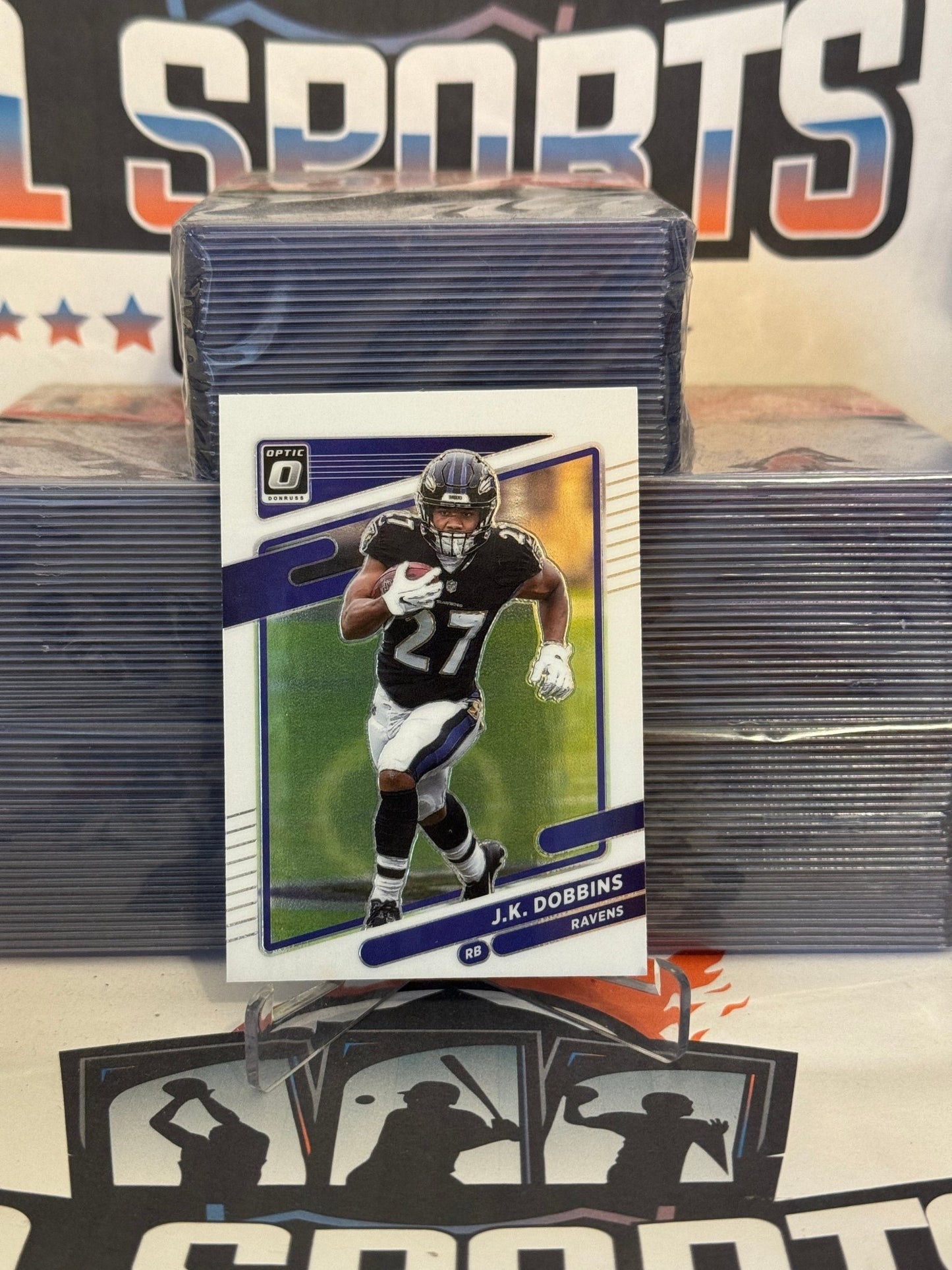 2021 Donruss Optic (2nd Year) J.K. Dobbins #129