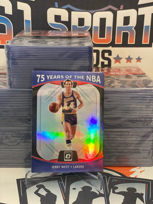 2021 Donruss Optic (75 Years of NBA Prizm) Jerry West #40