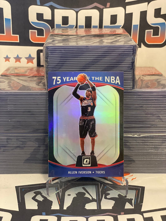 2021 Donruss Optic (75 Years of the NBA) Allen Iverson #38
