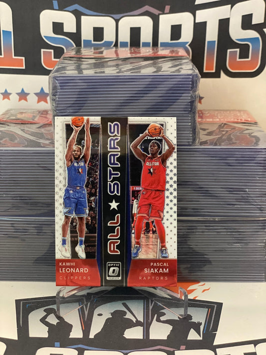 2021 Donruss Optic (All-Stars) Kawhi Leonard & Pascal Siakam #19