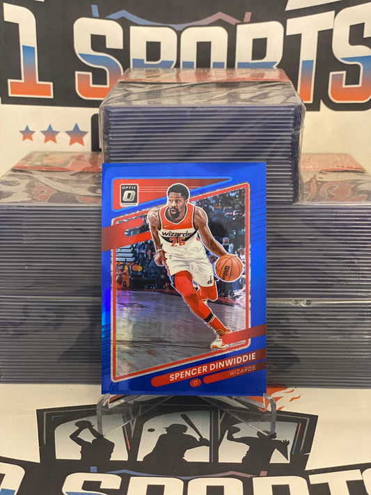 2021 Donruss Optic (Blue Prizm 44/59) Spencer Dinwiddie #54