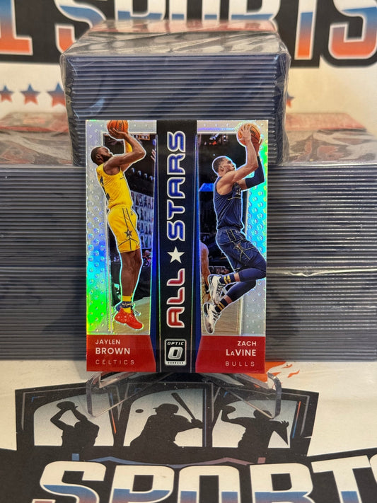 2021 Donruss Optic (Holo Prizm, All-Stars) Jaylen Brown & Zach LaVine #6