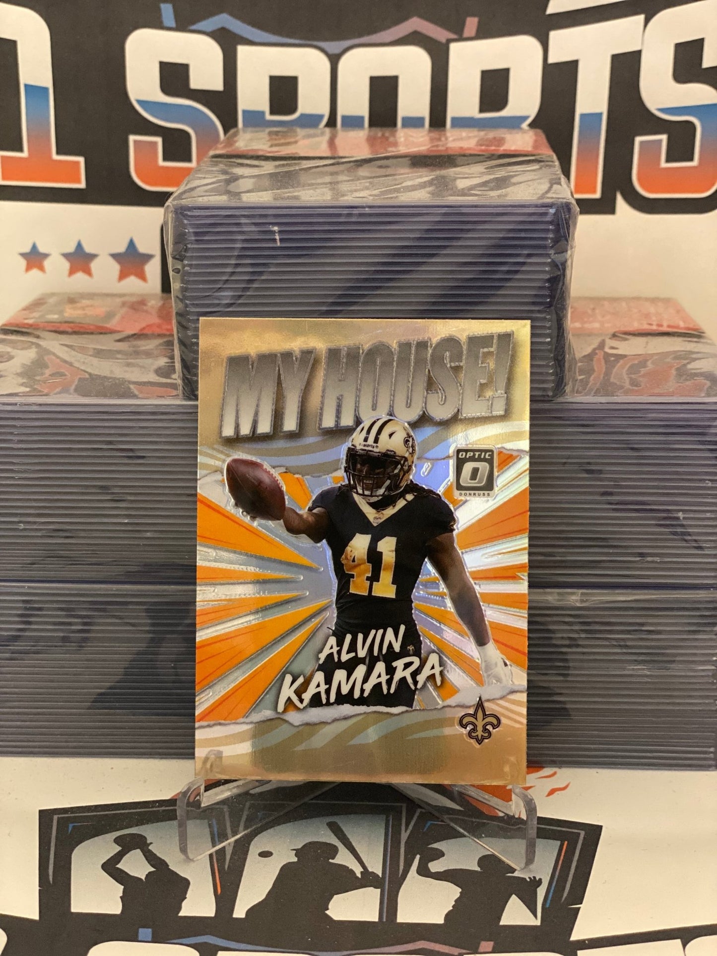 2021 Donruss Optic (Holo Prizm, My House!) Alvin Kamara #MH-16