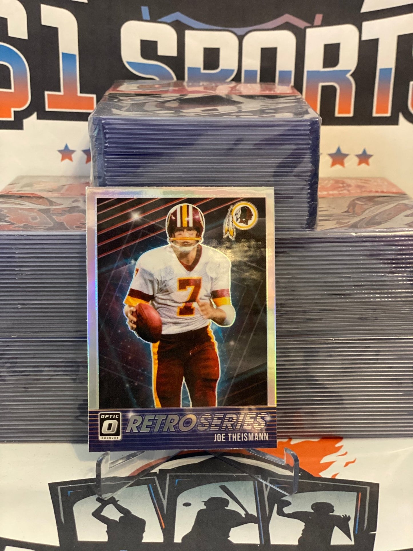 2021 Donruss Optic (Holo Prizm, Retro Series) Joe Theismann #RS-JT