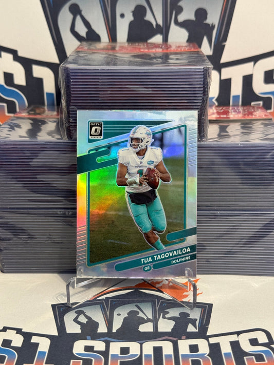 2021 Donruss Optic (Holo Prizm) Tua Tagovailoa #60