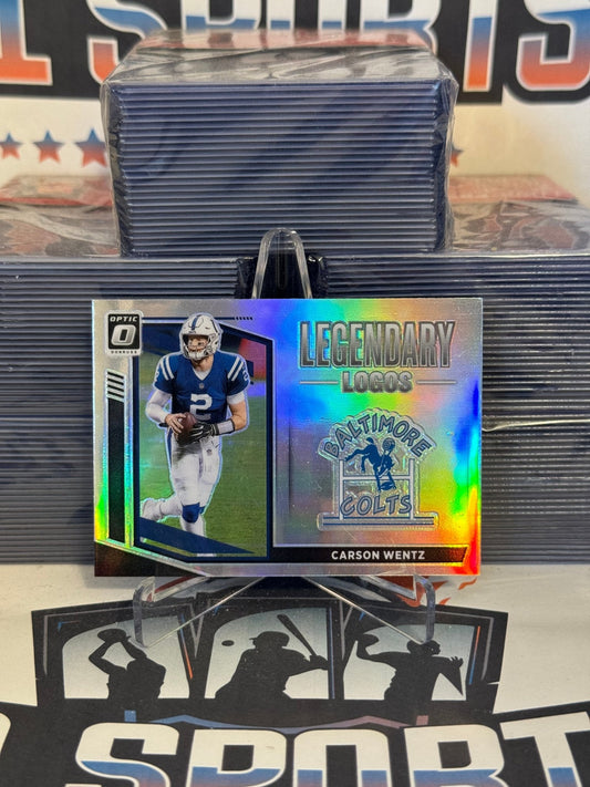 2021 Donruss Optic (Legendary Logos) Carson Wentz #LL-9