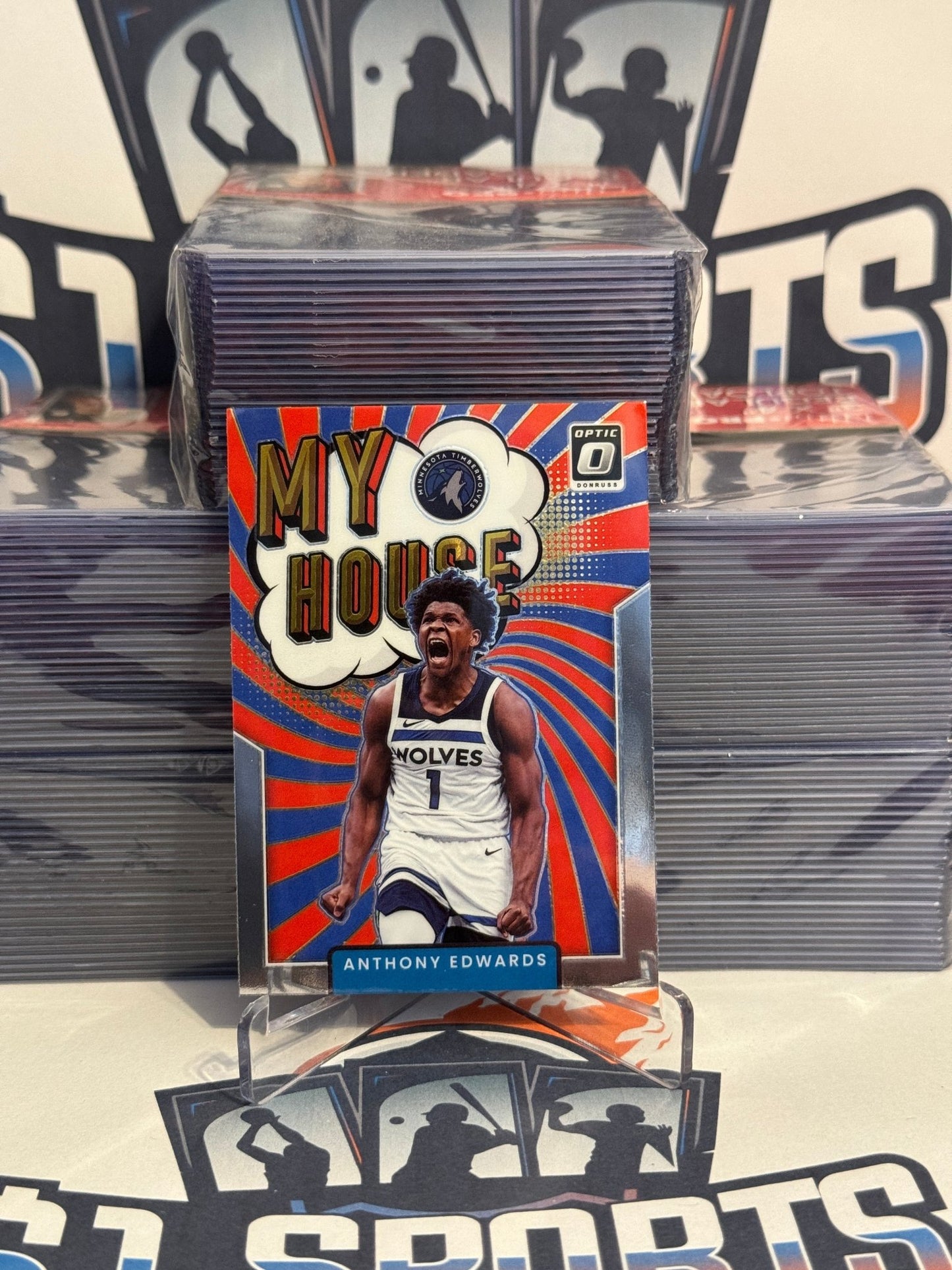 2021 Donruss Optic (My House) Anthony Edwards #9