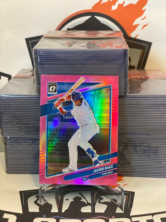 2021 Donruss Optic (Pink Prizm) Javier Baez #147