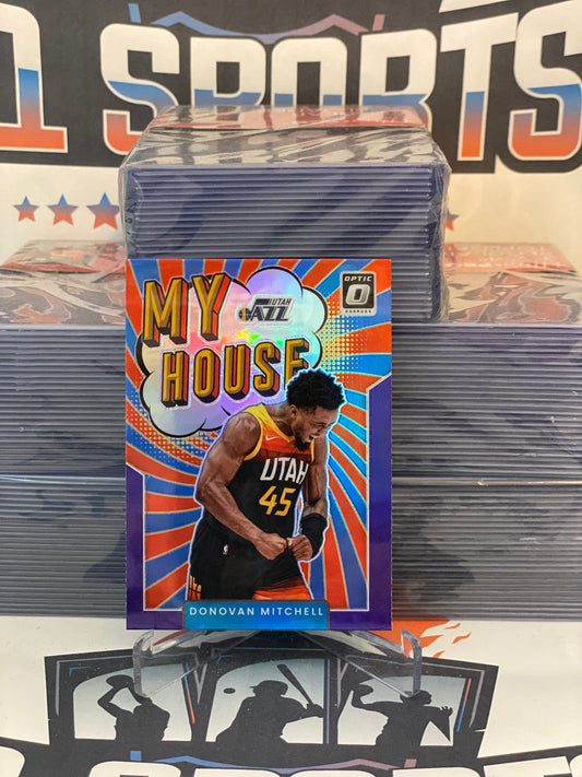 2021 Donruss Optic (Purple Prizm, My House) Donovan Mitchell #2