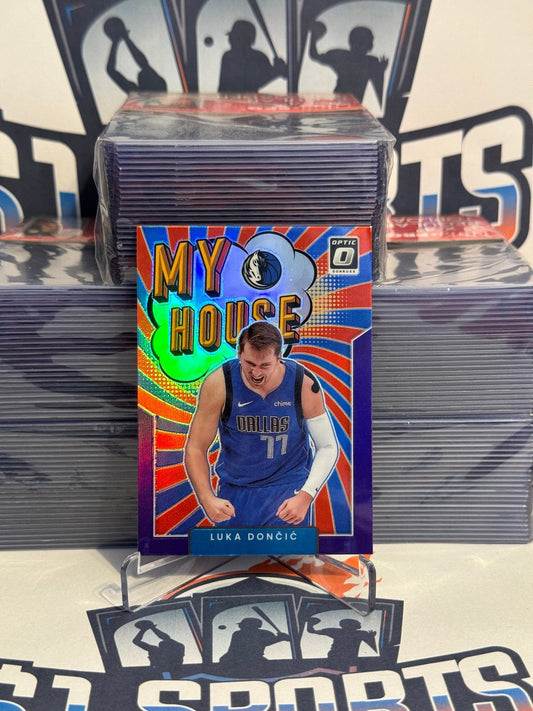 2021 Donruss Optic (Purple Prizm, My House) Luka Donic #1