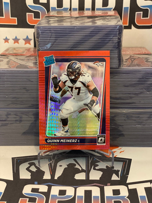 2021 Donruss Optic (Red Hyper Prizm, Rated Rookie) Quinn Meinerz #262