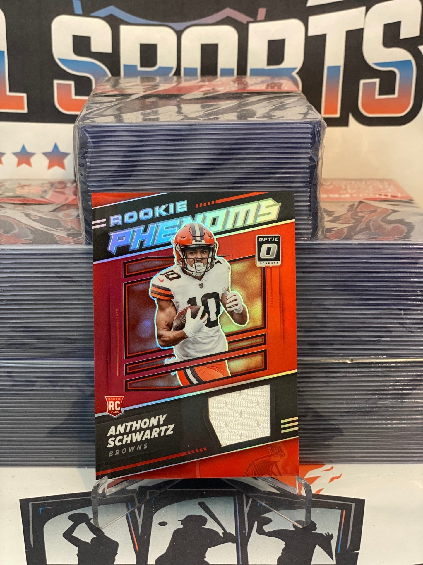 2021 Donruss Optic (Red, Rookie Phenoms Relic) Anthony Schwartz #RP-31