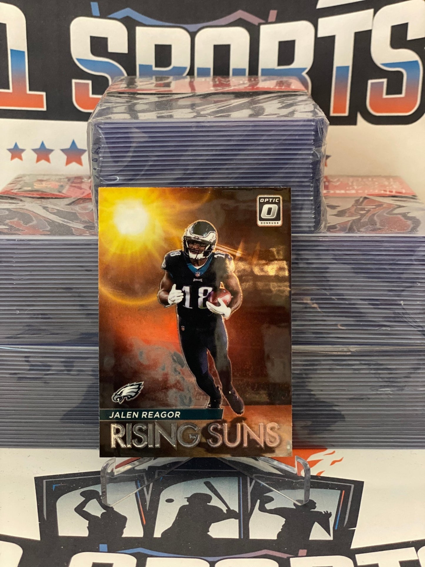2021 Donruss Optic (Rising Suns) Jalen Reagor #RS-3