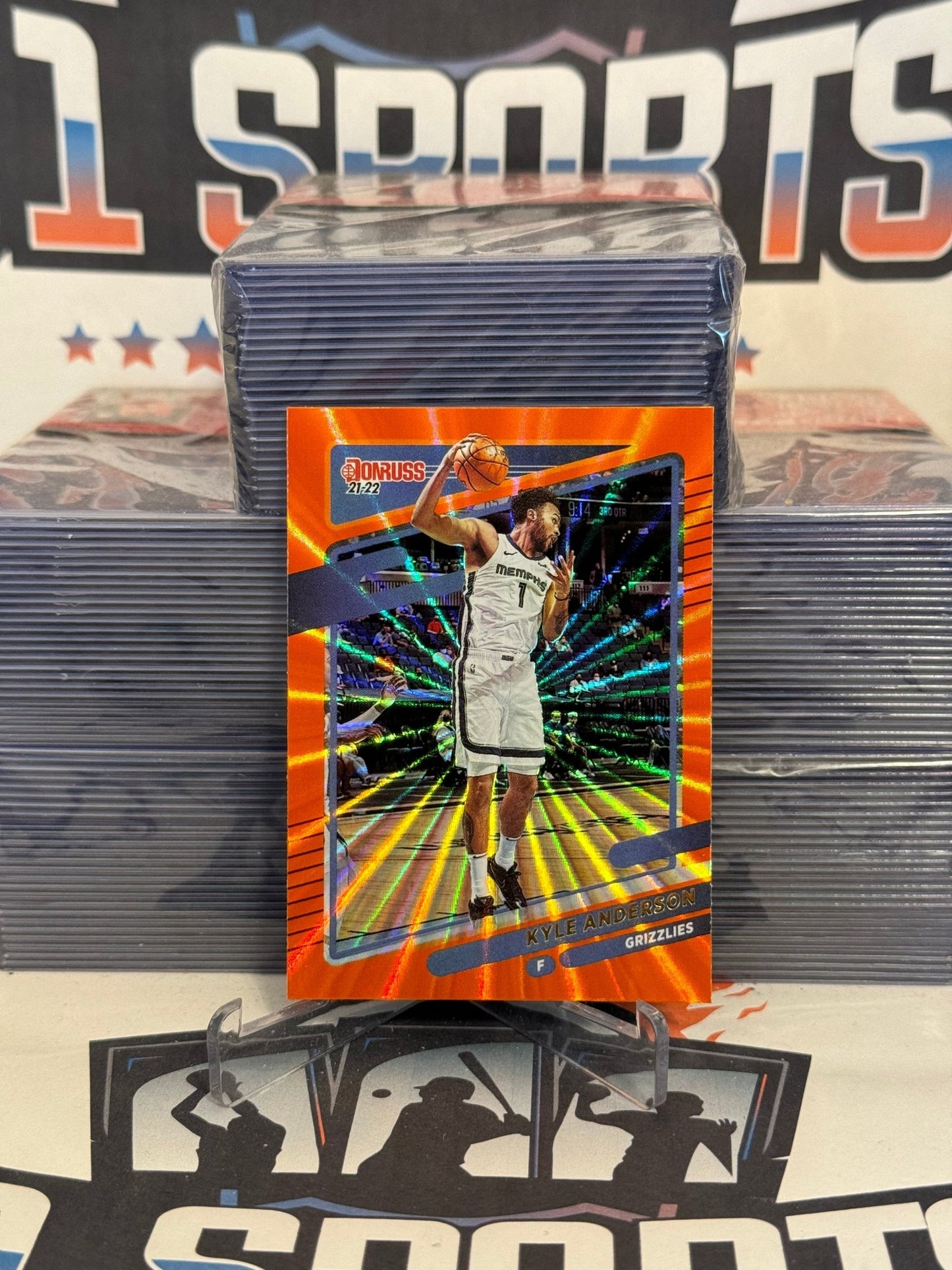 2021 Donruss (Orange Laser Holo) Kyle Anderson #173
