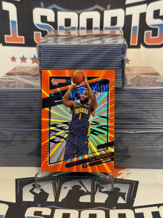 2021 Donruss (Orange Laser Holo) T.J. Warren #116