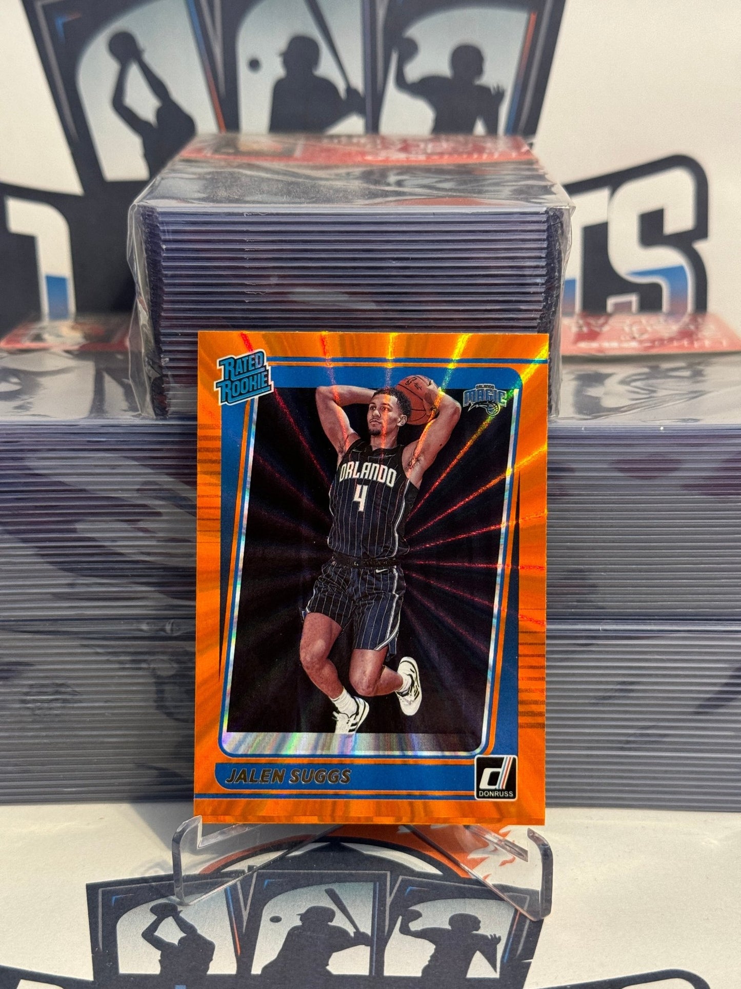 2021 Donruss (Orange Laser. Rated Rookie) Jalen Suggs #229