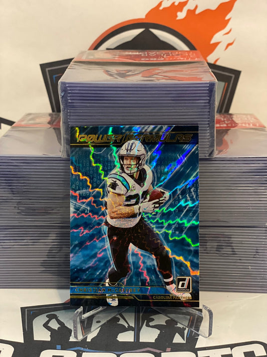 2021 Donruss (Power Formulas) Christian McCaffrey #PF4