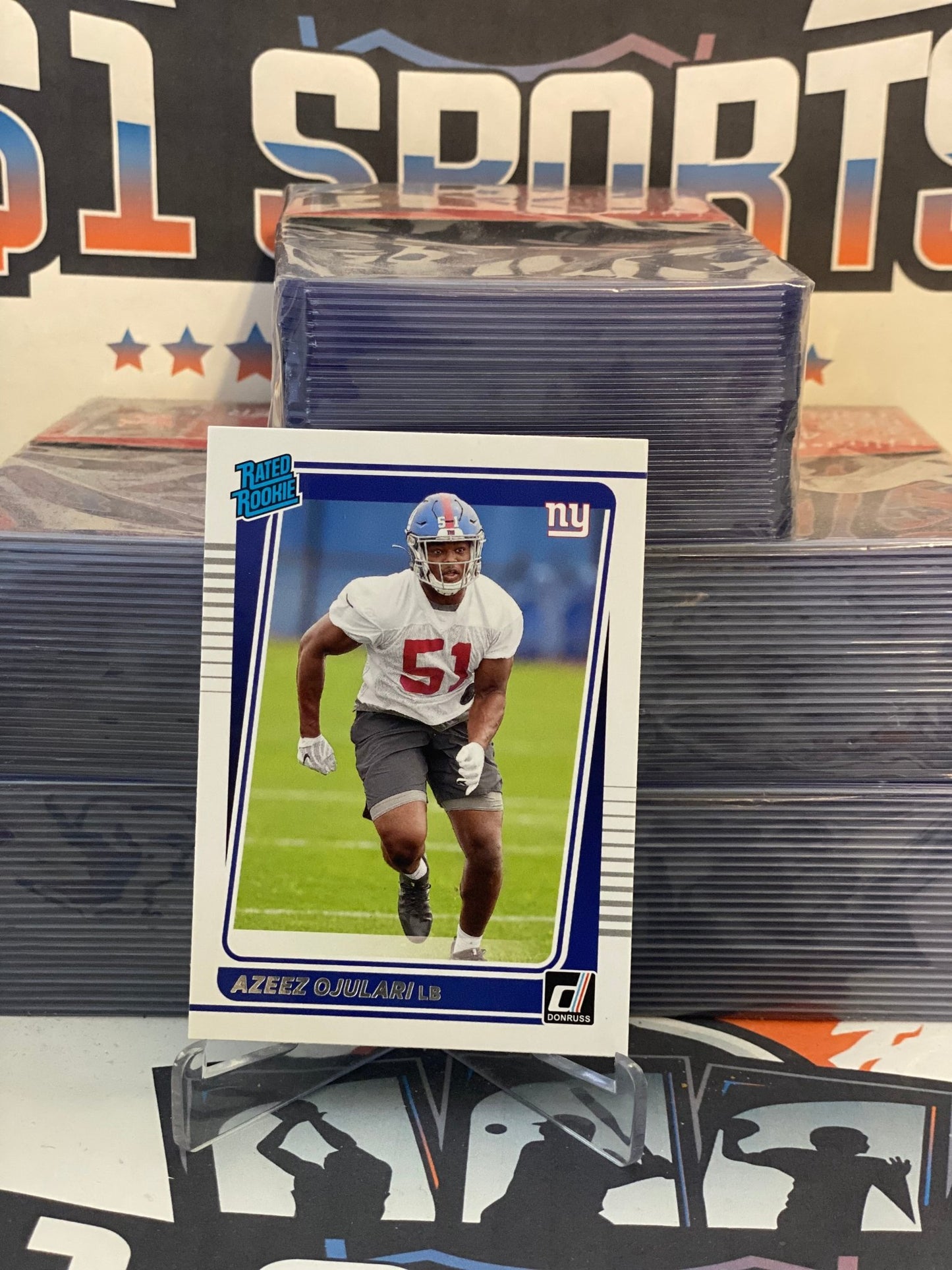 2021 Donruss (Rated Rookie) Azeez Ojulari #323
