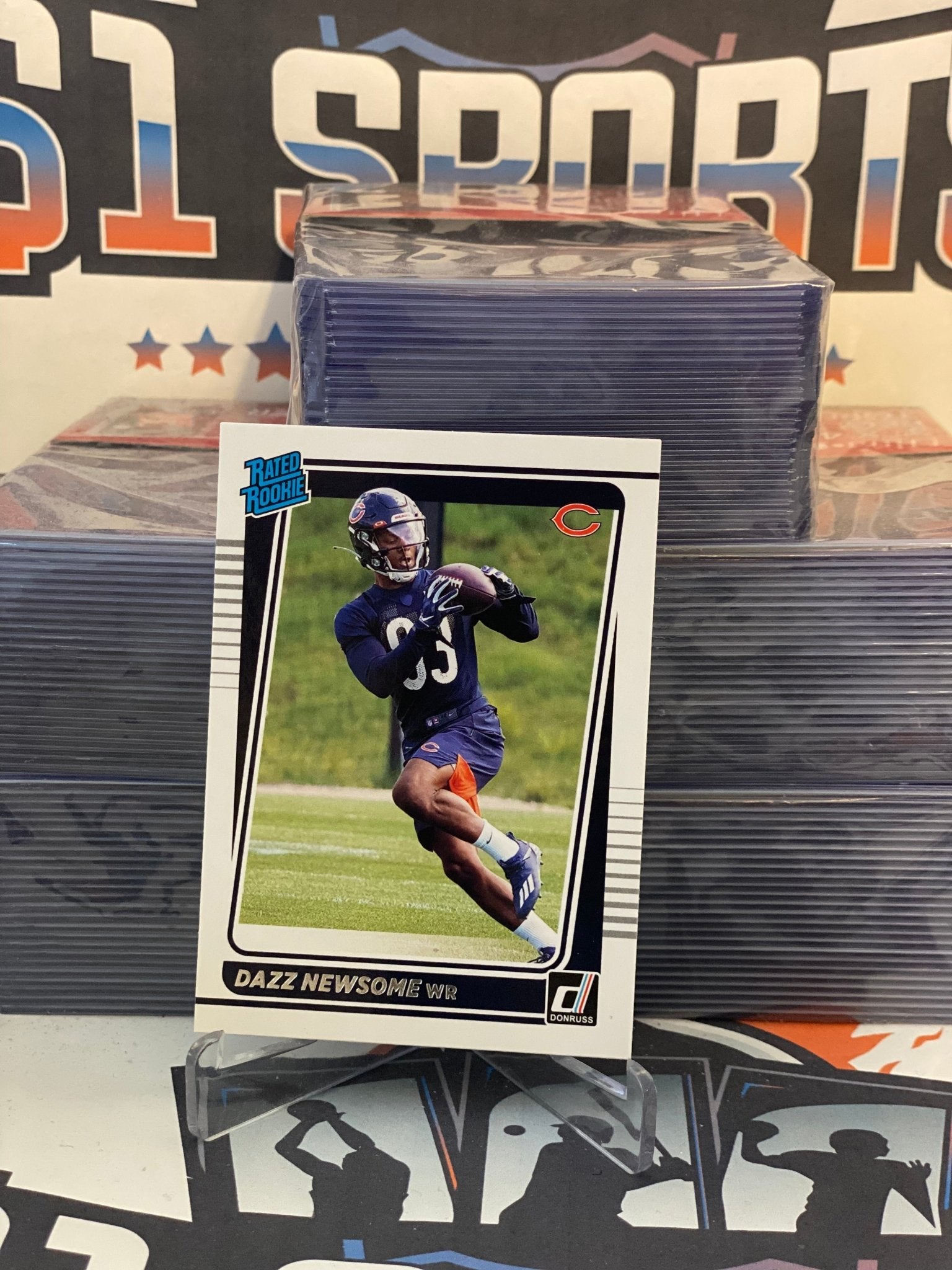 : 2021 Donruss #320 Dazz Newsome Chicago Bears Rated