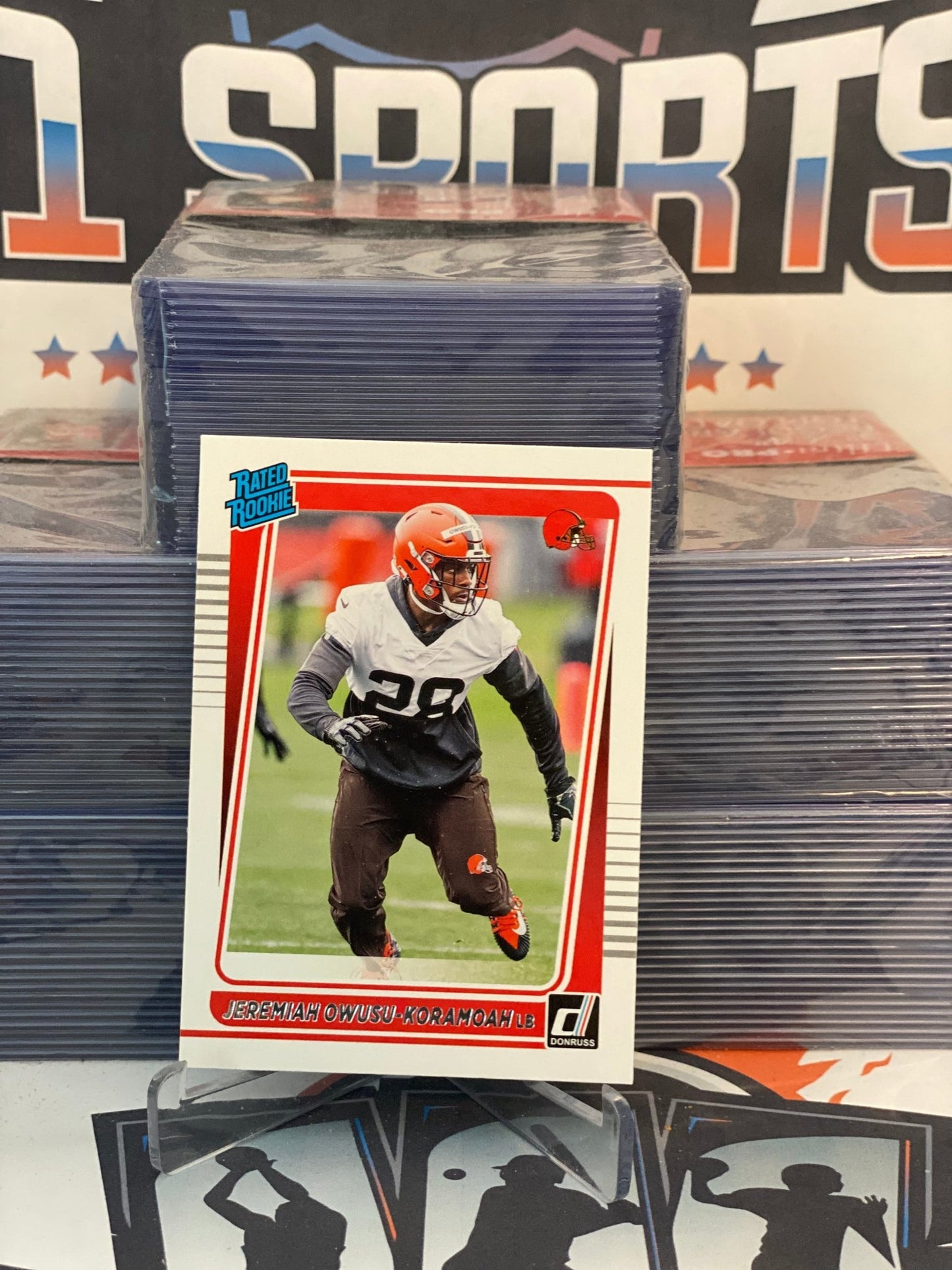 2021 Donruss (Rated Rookie) Jeremiah Owusu-Koramoah #326