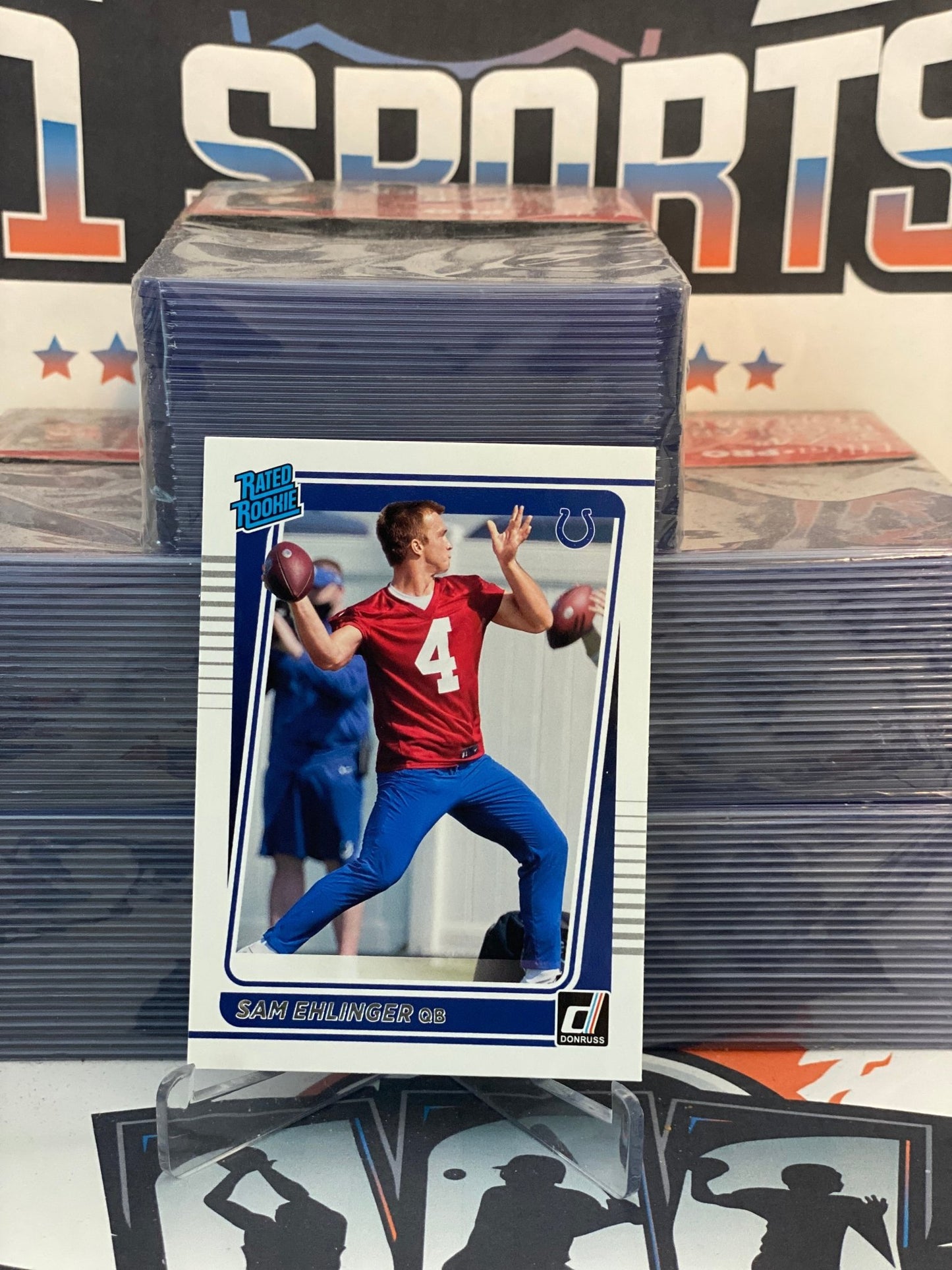 2021 Donruss (Rated Rookie) Sam Ehlinger #319