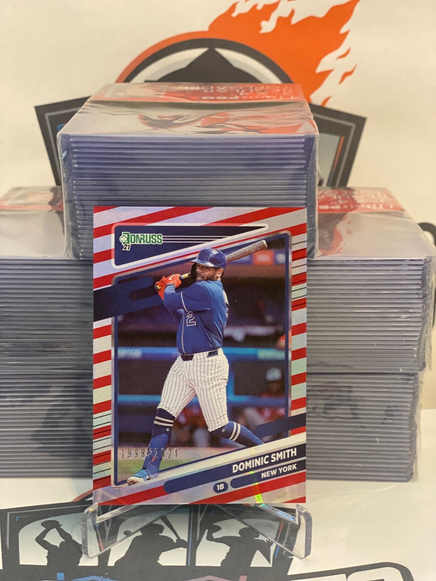 2021 Donruss (Red 1998/2021) Dominic Smith #197