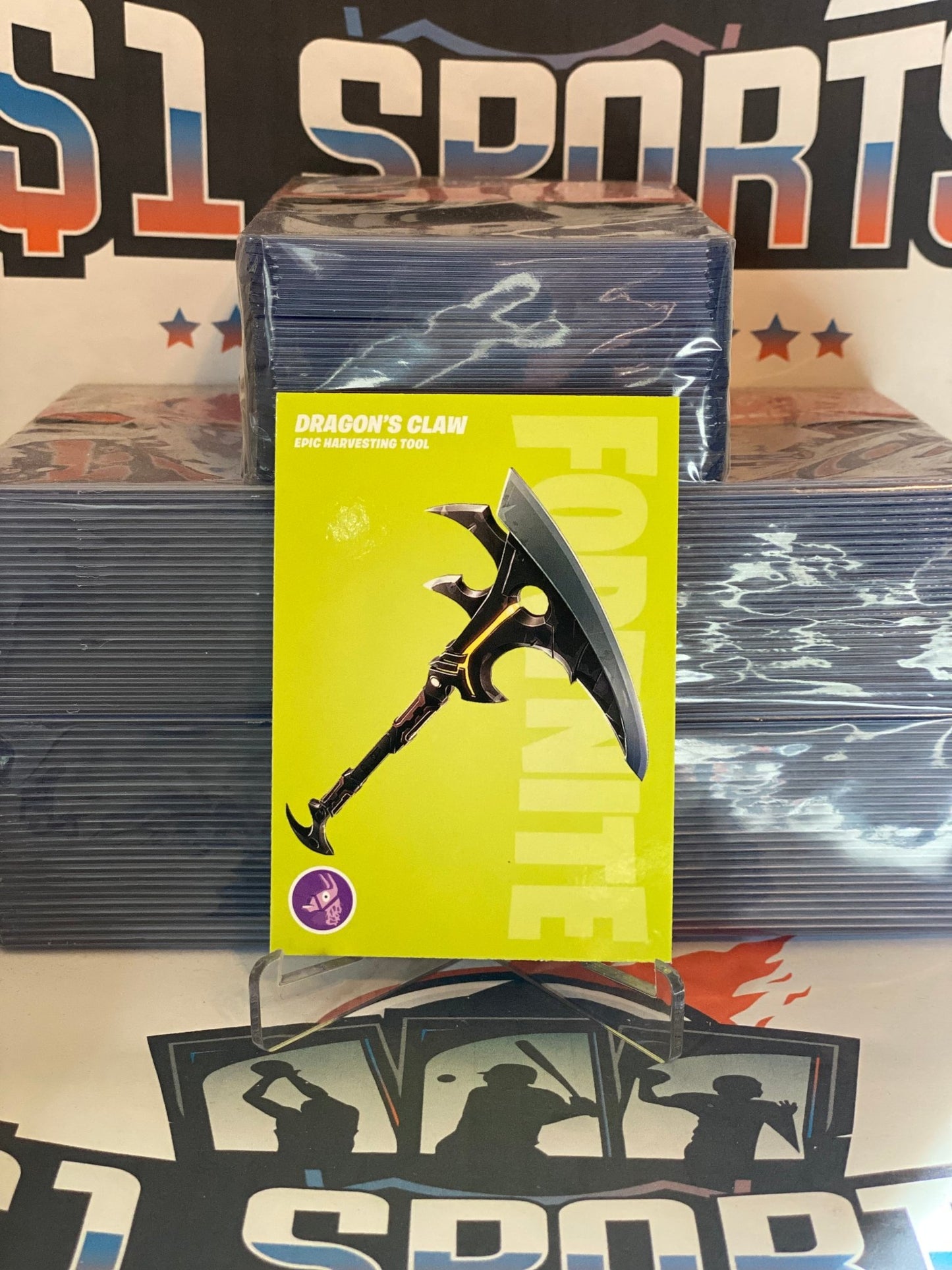 2021 Fortnite Series 3 (Harvesting Tools) Dragon's Claw / Ice Scepter E #H61