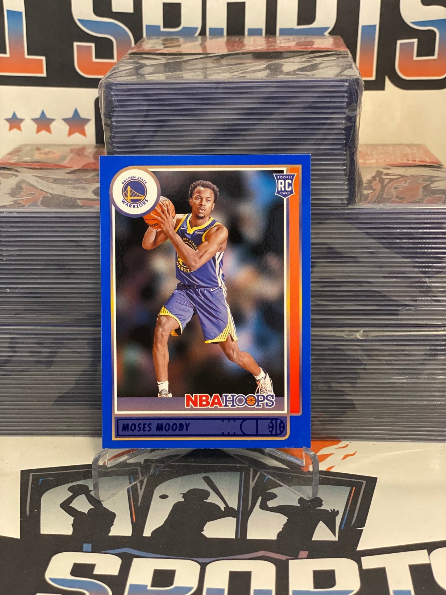 2021 NBA Hoops (Blue) Moses Moody Rookie #229
