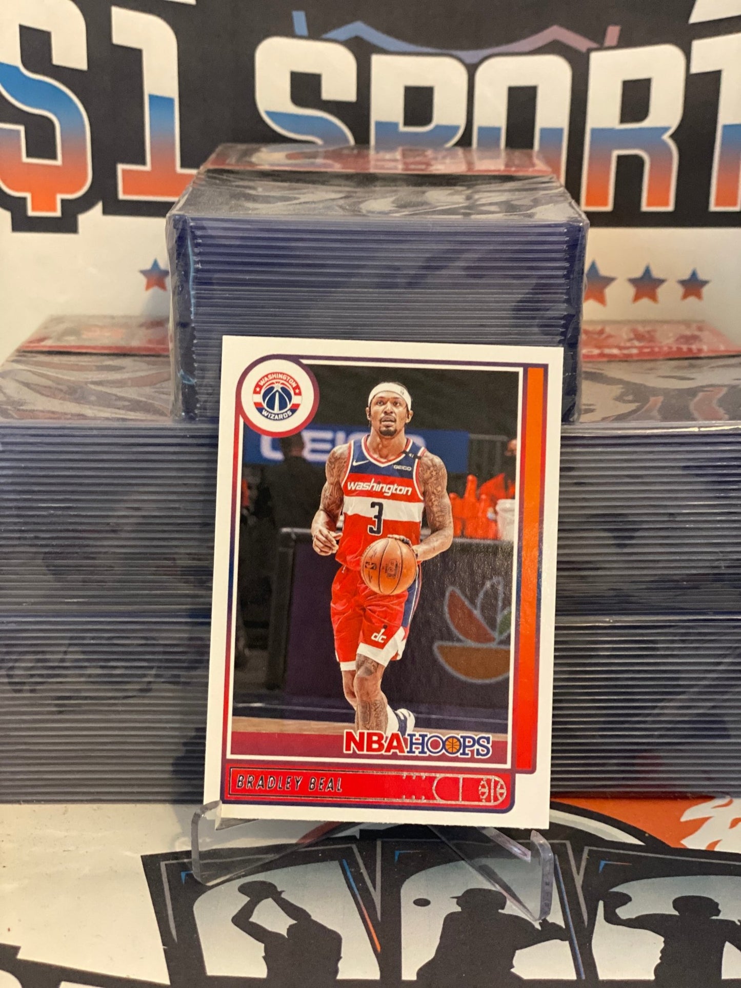 2021 NBA Hoops Bradley Beal #100