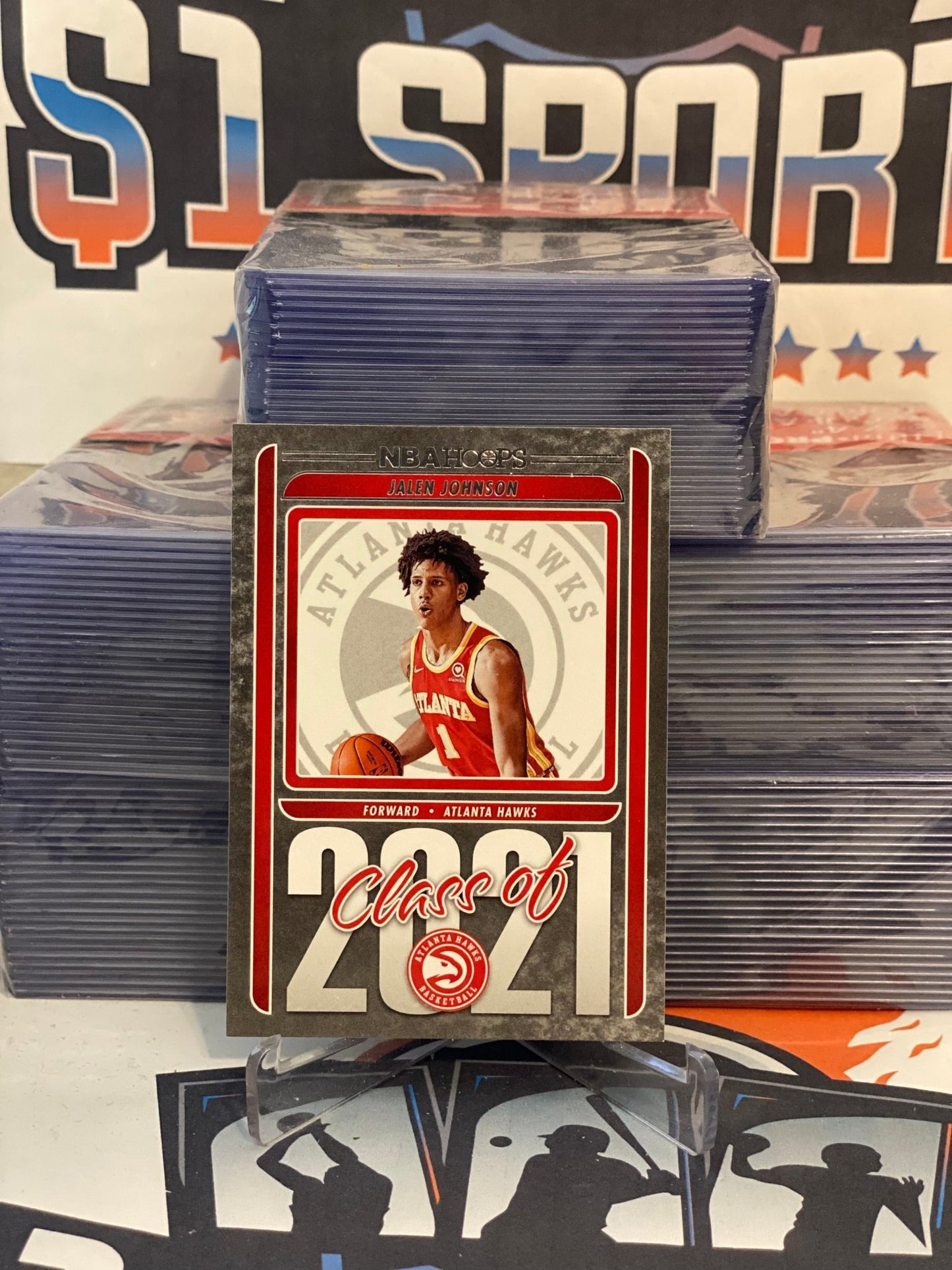 2021 NBA Hoops (Class of 2021) Jalen Johnson Rookie #23